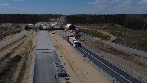 Budowana trasa S5 w okolicach Nowych Marz/fot. materiały UW