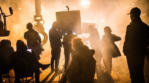 Na planie filmu „Miasto" Marcina Sautera/fot. Dariusz Gaca