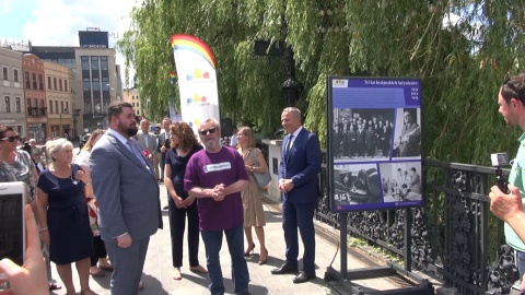 7 dekad historii kształcenia inżynierów w Bydgoszczy przedstawia wystawa, którą otwarto na Moście Staromiejskim w Bydgoszczy. /fot. Janusz Wiertel