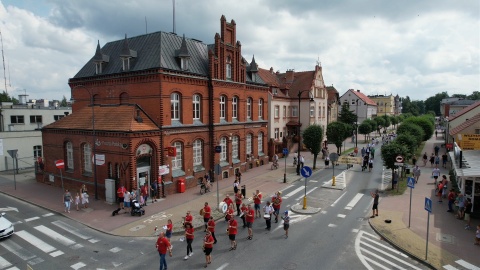 Pochód Borowiaków i Festyn w Tucholi - fotografie z powietrza (Dronfor)