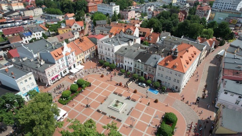 Pochód Borowiaków i Festyn w Tucholi - fotografie z powietrza (Dronfor)