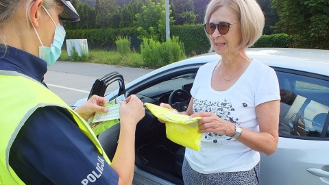 25 lipca jest dniem Świętego Krzysztofa - patrona kierowców. Tego dnia obchodzony jest również Ogólnopolski Dzień Bezpiecznego Kierowcy. Fot. Policja