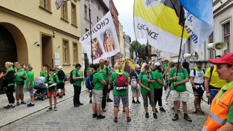 43. Piesza Pielgrzymka Diecezji Toruńskiej wyruszyła w środę z Torunia na Jasną Górę/fot. Monika Kaczyńska