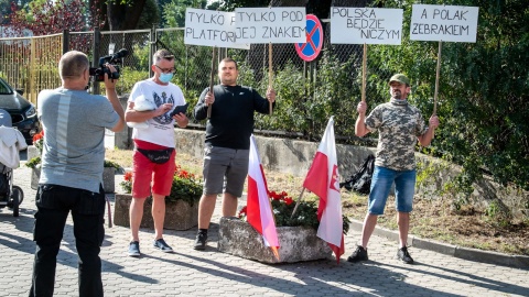 Donald Tusk w Nakle. Fot. PAP/Tytus Żmijewski