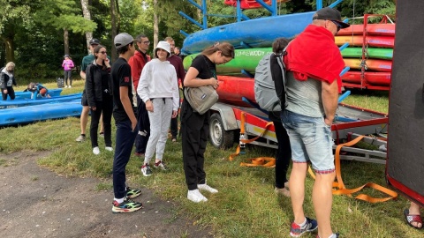 Ponad 40 osób bierze udział w niedzielnym spływie kajakowym Brdą organizowanym przez Muzeum Kanału Bydgoskiego/fot. Elżbieta Rupniewska