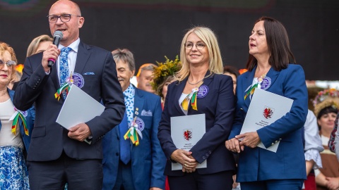 To drugi dzień wojewódzko-diecezjalnych dożynek w Toruniu. Fot. Szymon Zdziebło