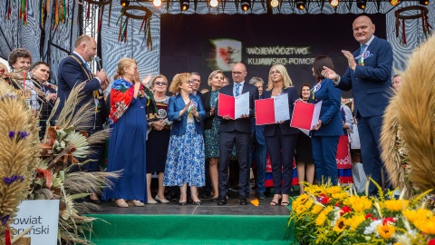 To drugi dzień wojewódzko-diecezjalnych dożynek w Toruniu. Fot. Szymon Zdziebło