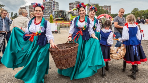 To drugi dzień wojewódzko-diecezjalnych dożynek w Toruniu. Fot. Szymon Zdziebło