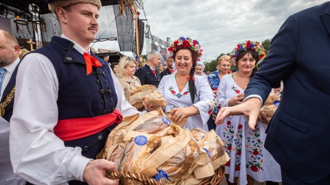 To drugi dzień wojewódzko-diecezjalnych dożynek w Toruniu. Fot. Szymon Zdziebło