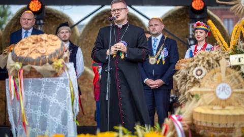 To drugi dzień wojewódzko-diecezjalnych dożynek w Toruniu. Fot. Szymon Zdziebło