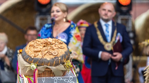 To drugi dzień wojewódzko-diecezjalnych dożynek w Toruniu. Fot. Szymon Zdziebło