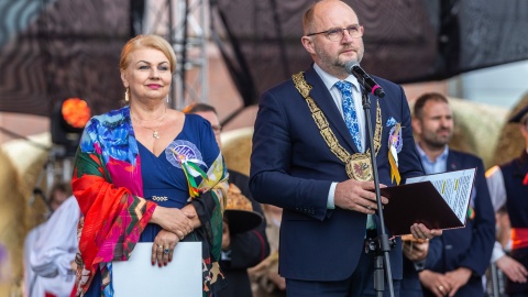 To drugi dzień wojewódzko-diecezjalnych dożynek w Toruniu. Fot. Szymon Zdziebło