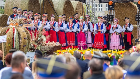 To drugi dzień wojewódzko-diecezjalnych dożynek w Toruniu. Fot. Szymon Zdziebło