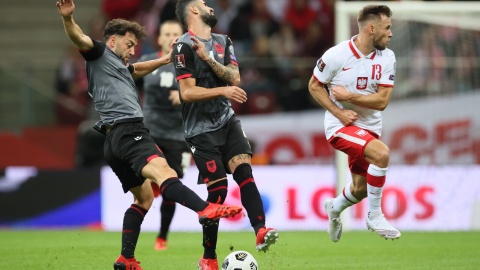 Polscy piłkarze pokonali Albanię 4:1 (2:1) w meczu eliminacji mistrzostw świata w Warszawie. Fot. PAP/Leszek Szymański