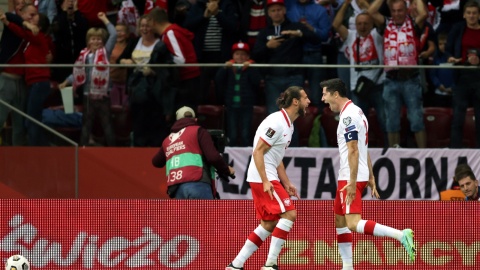 Polscy piłkarze pokonali Albanię 4:1 (2:1) w meczu eliminacji mistrzostw świata w Warszawie. Fot. PAP/Leszek Szymański