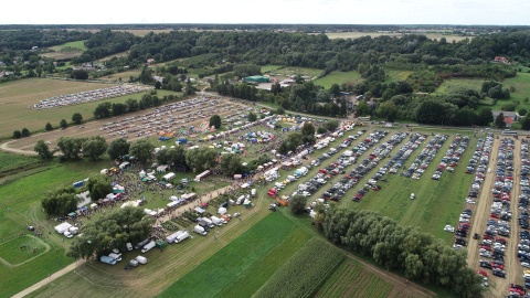 Święto śliwki z lotu ptaka/fot. Dronfor