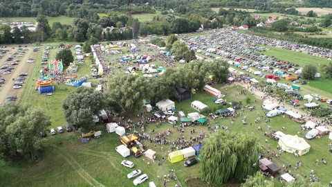 Święto śliwki z lotu ptaka/fot. Dronfor