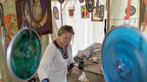 „Powrót do przeszłości” – to hasło przyświeca XXVI edycji Festynu Archeologicznego, który od lat organizowany jest w Muzeum Archeologicznym w Biskupinie./fot. Tomasz Kaźmierski