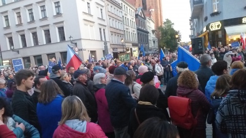 Manifestacja w Toruniu. Fot. Adriana Andrzejewska-Kuras
