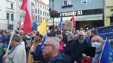 Manifestacja w Toruniu. Fot. Adriana Andrzejewska-Kuras