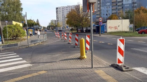 Korkujące się skrzyżowanie ulic Inowrocławskiej i Bielickiej na Szwederowie, gdzie dochodziło do kolizji, przebudowane będzie na rondo. Fot. Przemysław Mazurek