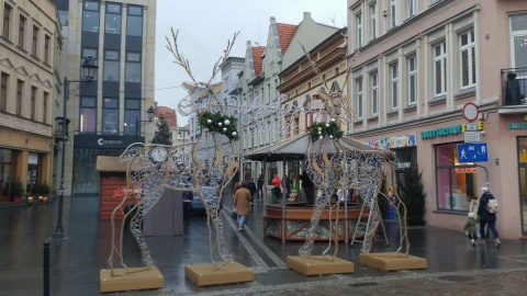 Bydgoski Jarmark Świąteczny tuż przed otwarciem. /fot. Tatiana Adonis