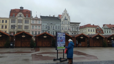 Bydgoski Jarmark Świąteczny tuż przed otwarciem. /fot. Tatiana Adonis