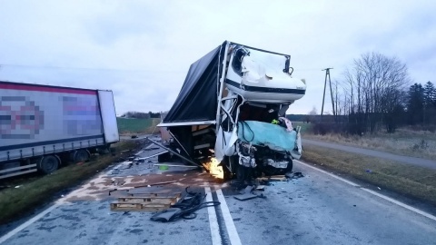 Wypadek w Gościeradzu/fot. materiały policji