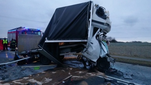 Wypadek w Gościeradzu/fot. materiały policji