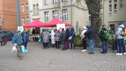 1500 świątecznych paczek z żywnością trafiło do potrzebujących bydgoszczan w ramach akcji Caritas Diecezji Bydgoskiej. Fot. Jolanta Fischer