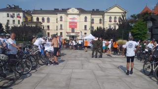 Wokół Bydgoszczy z okazji święta patrona. W upale i na rowerze [zdjęcia]