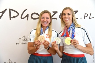 Olimpijskie mistrzynie uhonorowane przez prezydenta Bydgoszczy