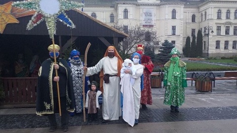 Święta Rodzina i Trzej Królowie pokazali się na Starym Rynku w Bydgoszczy