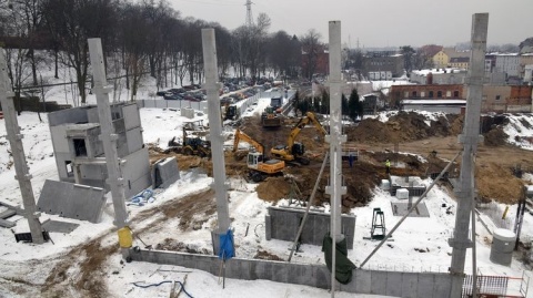 Las betonowych słupów w centrum miasta Gdzie W Bydgoszczy [zdjęcia]