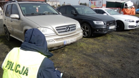 Skradzione w Niemczech samochody odnalezione pod Włocławkiem