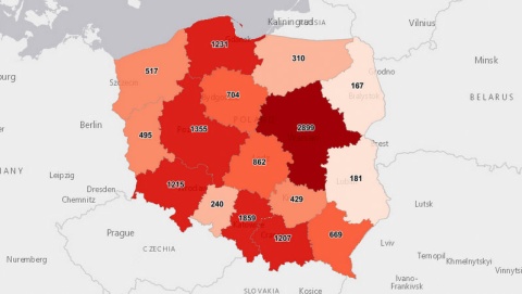 Raport pandemiczny: 704 zakażenia i 8 zgonów w kujawsko-pomorskim