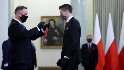 Robert Lewandowski odznaczony Krzyżem Komandorskim