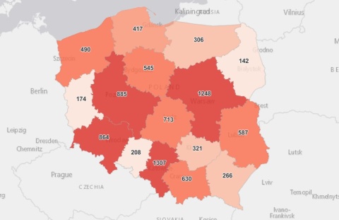 Zmarło 601 osób, zachorowało ponad 9 tysięcy. Raport resortu zdrowia z wtorku