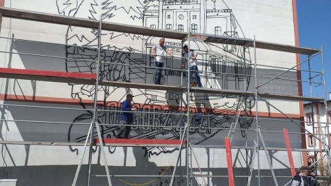 Pierwszy mural na toruńskim Podgórzu. Co na nim będzie