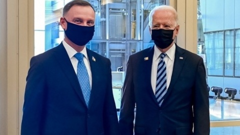 Prezydent Andrzej Duda spotkał się z prezydentem USA Joe Bidenem