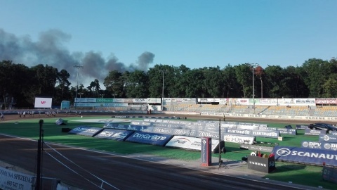 Dym nad Grudziądzem. Pożar starej lokomotywowni