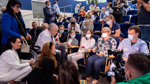 Księżna Yorku Sarah Ferguson odwiedziła Śląskie Centrum Chorób Serca w Zabrzu