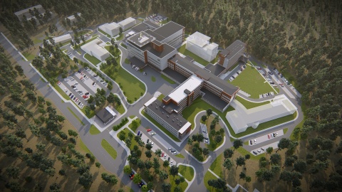 Rozpoczęła się rozbudowa szpitala we Włocławku. Powstaną nowe oddziały [wizualizacje]