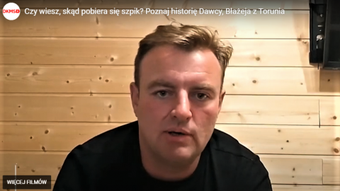 Błażej Deręgowski z Torunia ambasadorem kampanii Szpik daleko od kręgosłupa [wideo]