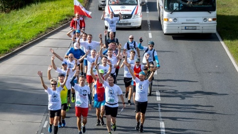 Sztafeta i maraton szlakiem męczeńskiej śmierci ks. Popiełuszki [wideo, zdjęcia]