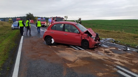 Śmiertelny wypadek drogowy we wsi Obkas, w powiecie sępoleńskim [zdjęcia]