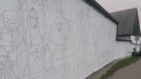 Pierwszy Pokój Toruński był podpisany na łąkach w Złotorii. Mural to upamiętni