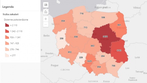 Koronawirus w Polsce: 15 190 nowych przypadków zakażenia, 713 na Pomorzu i Kujawach