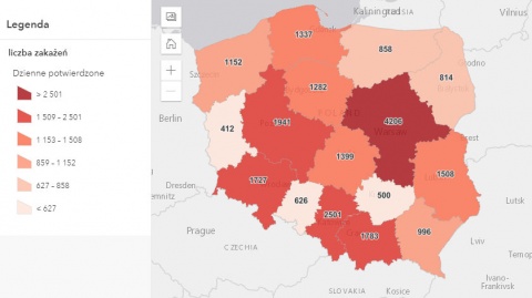 Koronawirus w Polsce: 23 242 nowe zakażenia, 1282 w Kujawsko-Pomorskim