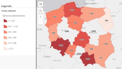 Koronawirus w Polsce: ponad 17 tys. nowych zakażeń, 959 na Kujawach i Pomorzu